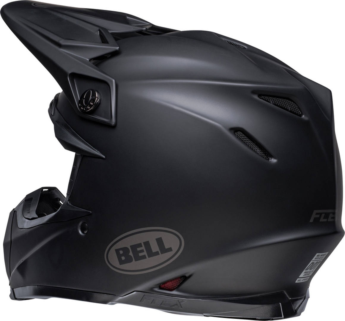 Bell Moto-9s Flex Solid Motorcross helm Black Matt M Figuur 7