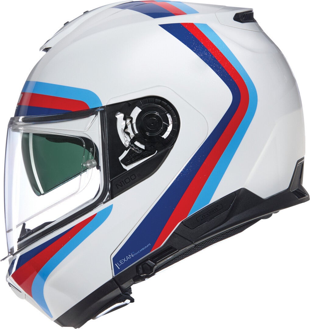 Nolan N100-6 Assoluto N-Com Casco bianco/blu/rosso S (56) Figura 4