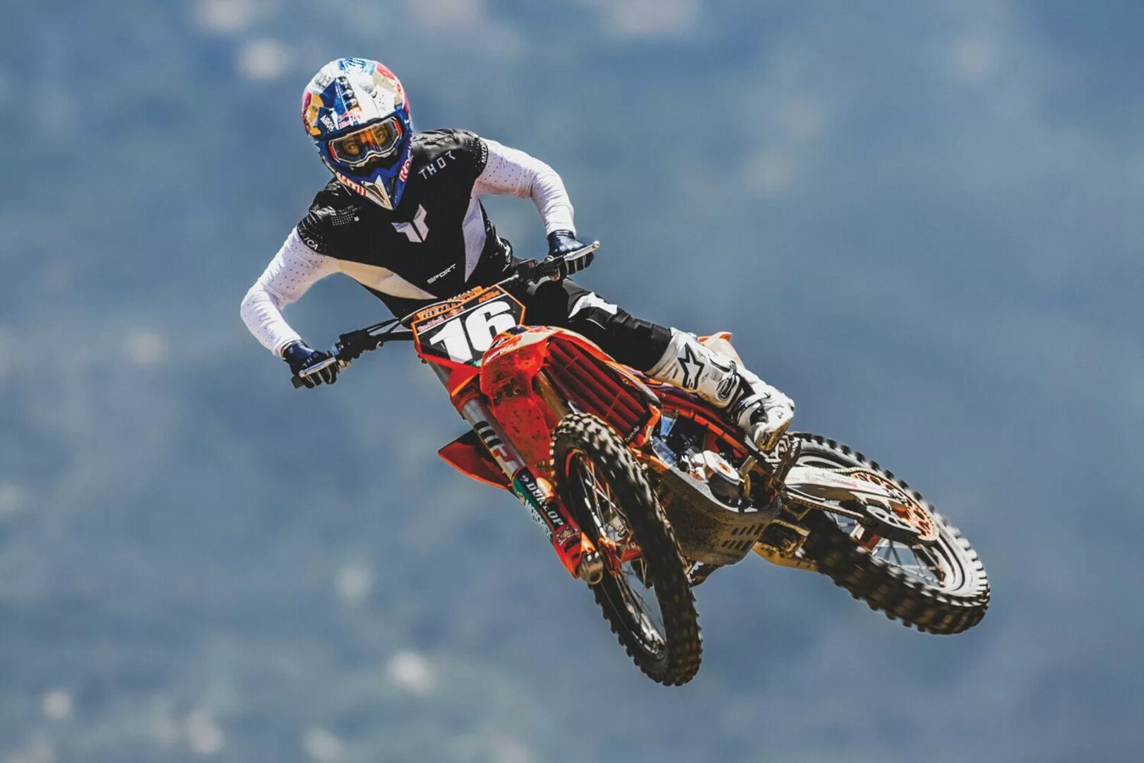 Thor Sportmode Strike Motocross bukser Sort/hvid 32 Figur 11