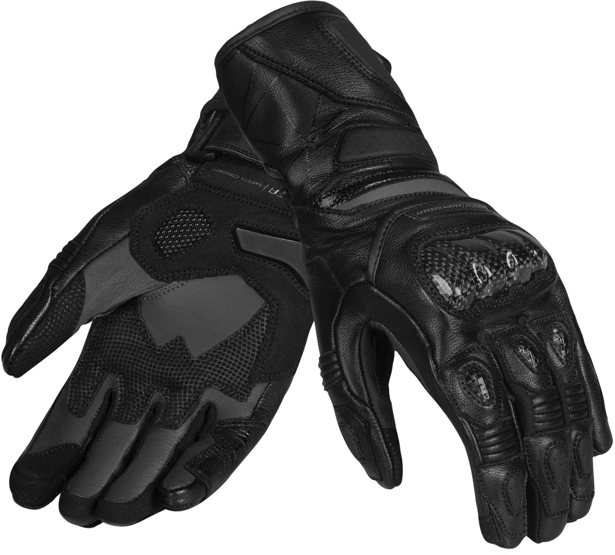 Seca Atom Ladies Motorcycle Gloves black S Figure 1