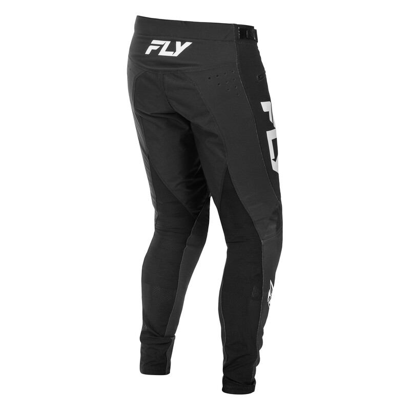 FLY Racing Rayce Youth MTB-byxor - Svart/Vit Figur 4