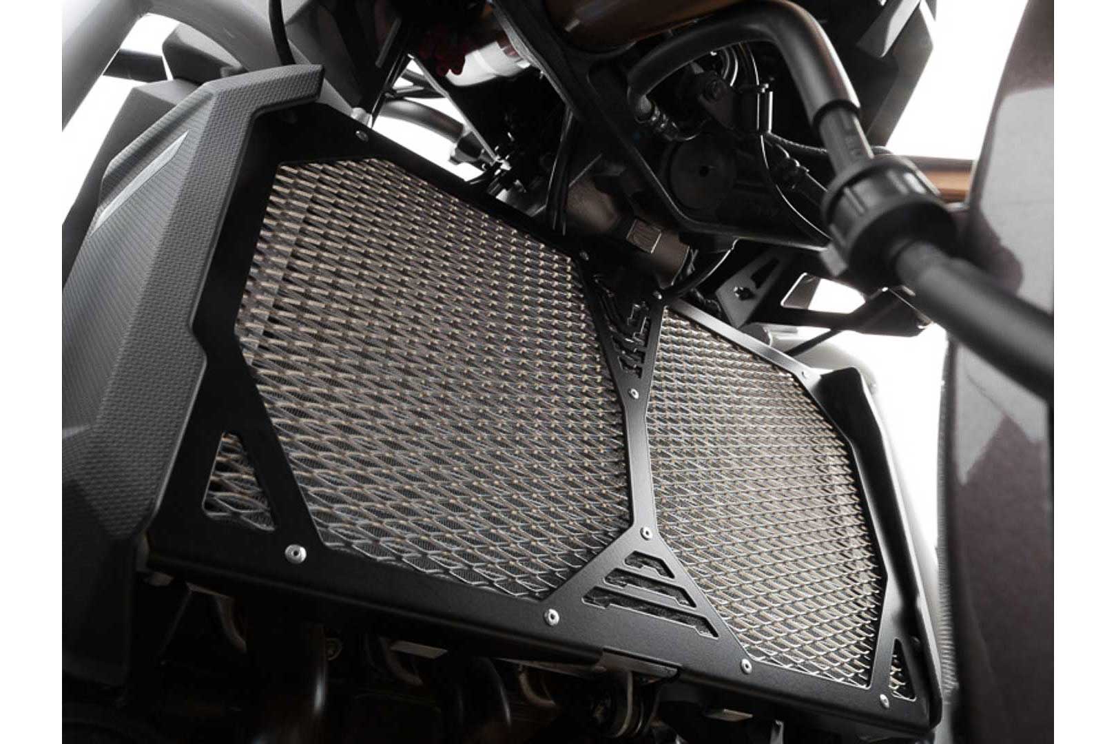 Protecție pentru radiator SW-Motech - Negru/argintiu. Kawasaki Versys 1000 (12-18). Figura 3