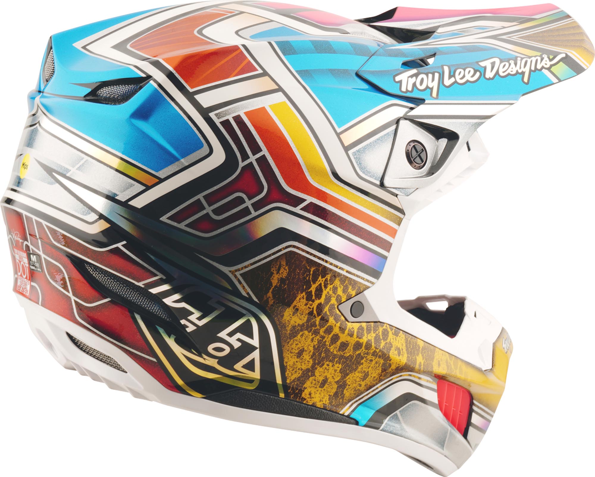 Troy Lee Designs SE5 Carbon Lowrider MIPS Motocross Helm M Abbildung 5