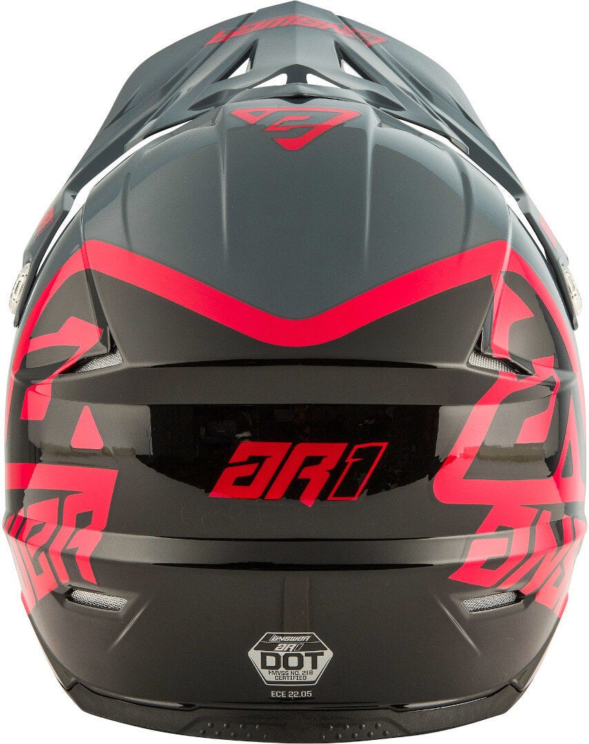 Answer AR-1 Voyd Casco Motocross nero/rosa L (59/60) Figura 2