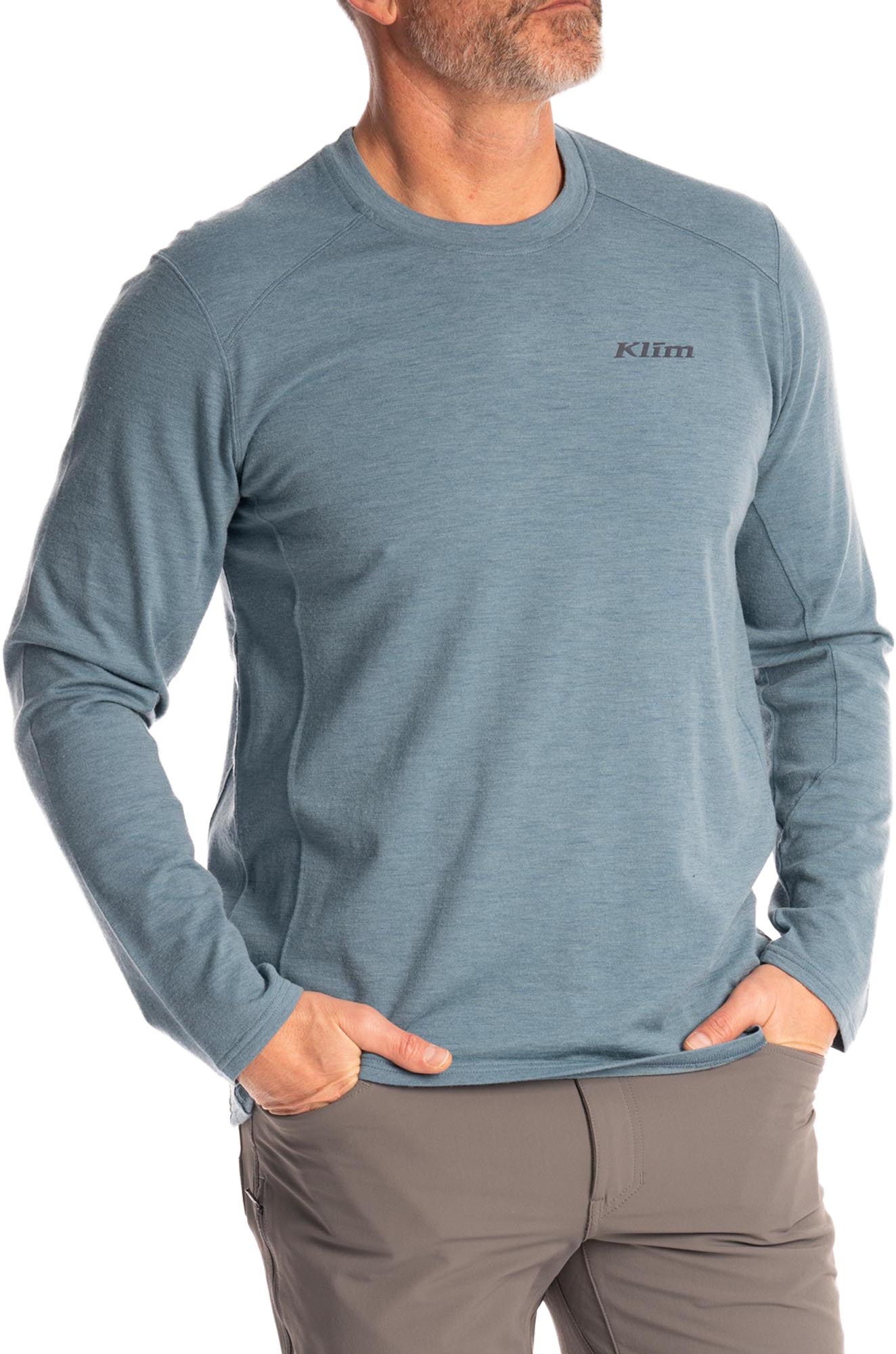 Klim Mesa Falls Wool Camicia a maniche lunghe blu 2XL Figura 3