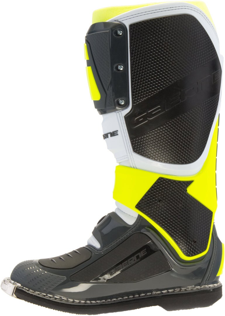 Gaerne SG-12 Motocross Boots white/grey/yellow 43 Figure 4