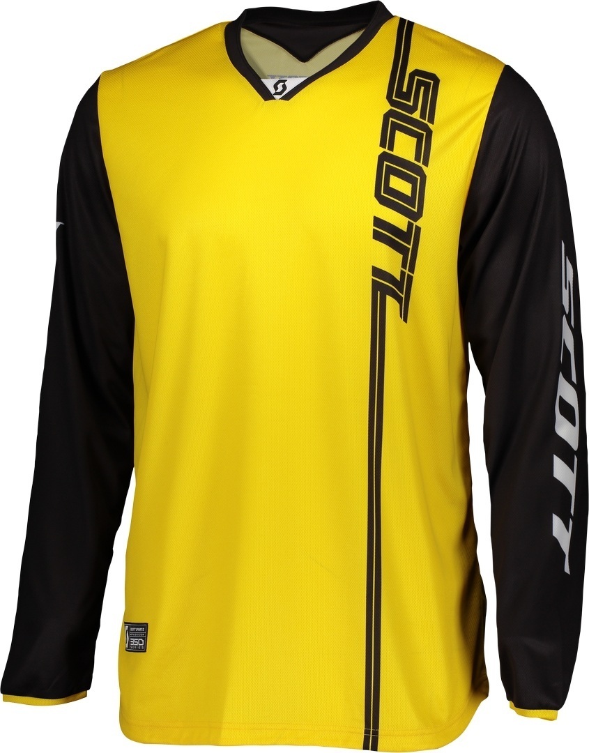 Scott 350 Swap Tricou de motocross negru/galben L Figura 1