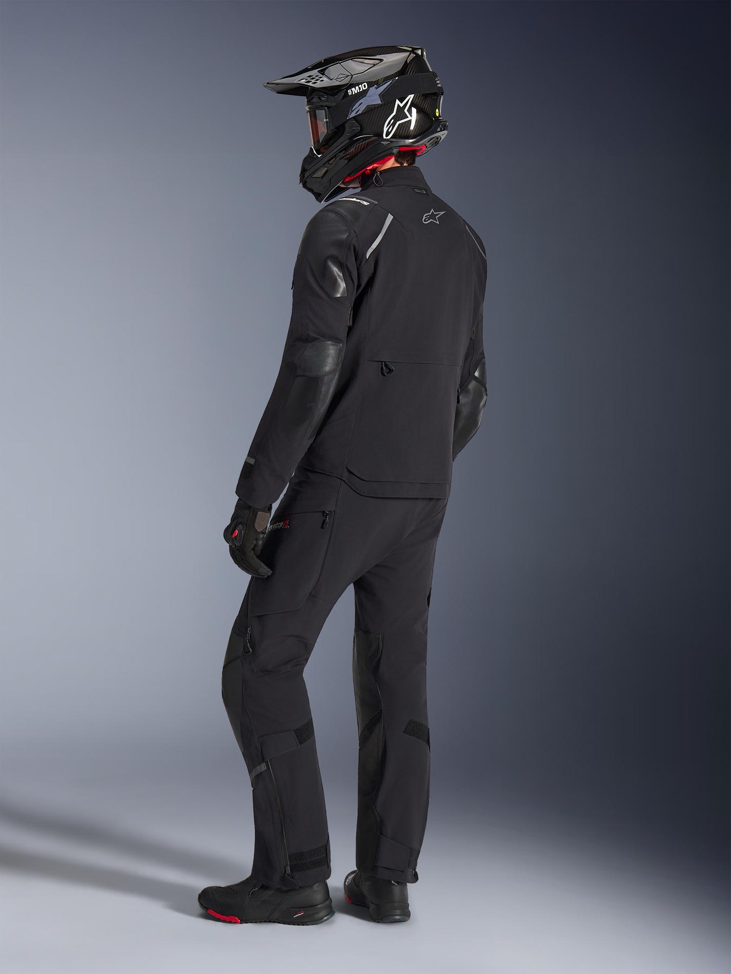 Alpinestars Andes Pro Drystar XF waterproof Motorcycle Textile Jacket black/dark grey M Figure 8