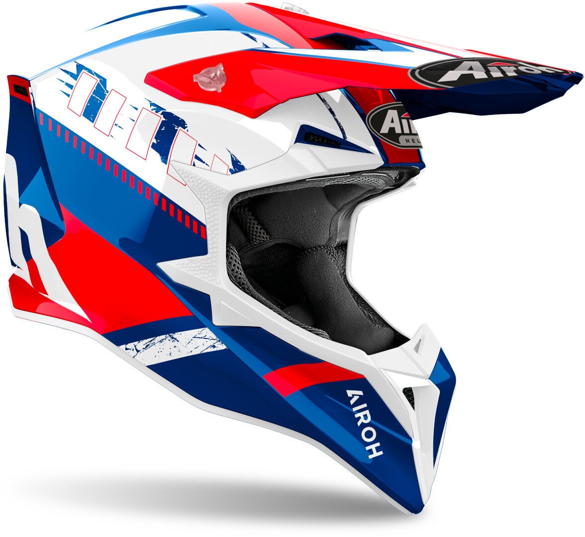 Airoh Wraaap Feel Casco da motocross bianco/blu/rosso L (59/60) Figura 2