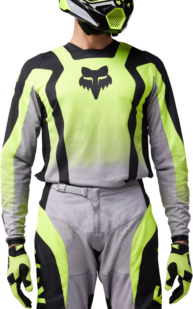FOX 180 Lean Motocross Jersey gelb XL Abbildung 3