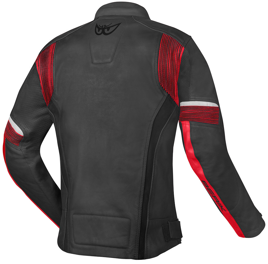 Berik Flexius Motorcycle Leather Jacket black/red 60 Figure 2