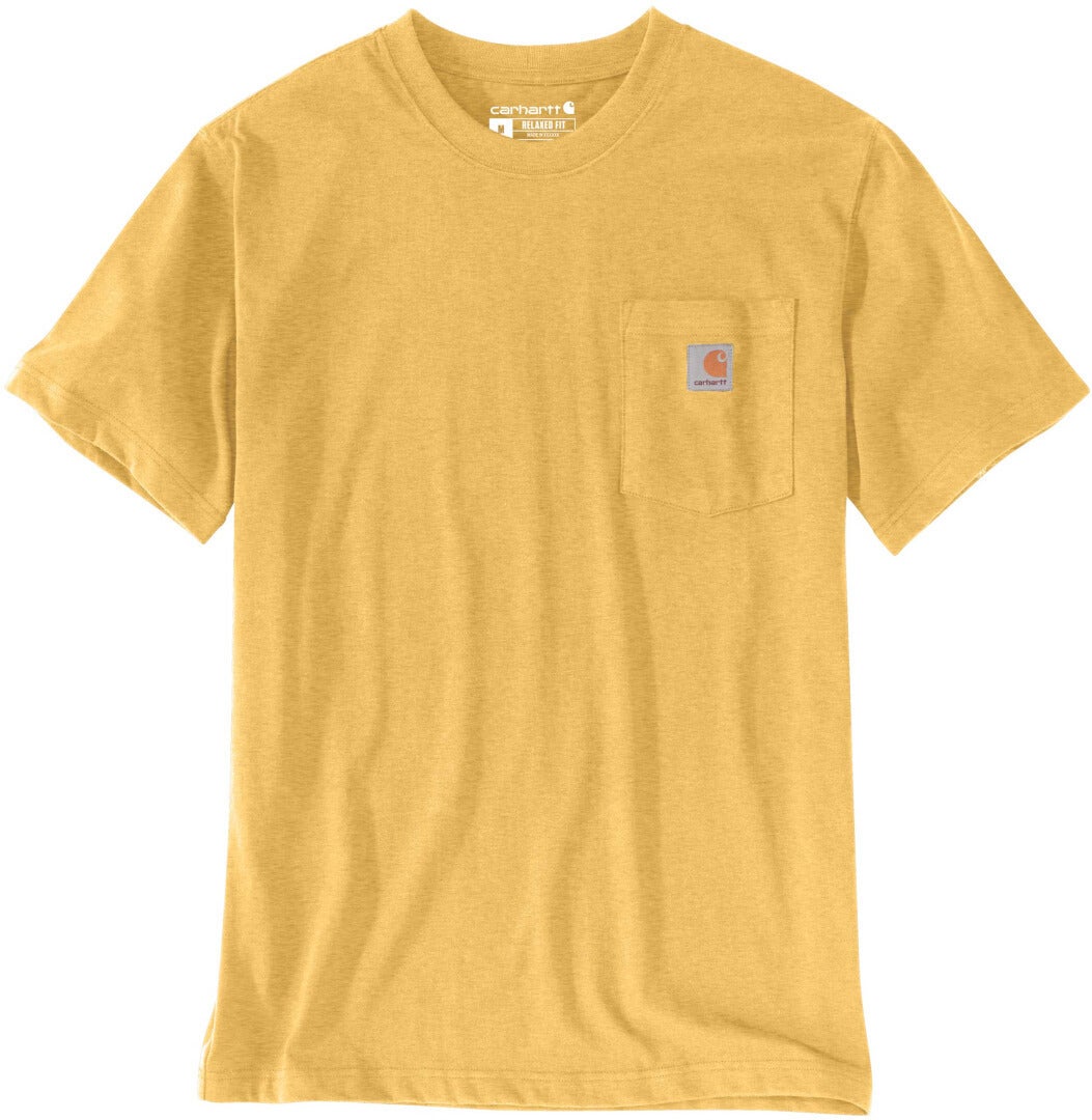 Carhartt Relaxed Fit Heavyweight K87 Pocket Camiseta amarelo S Figura 1