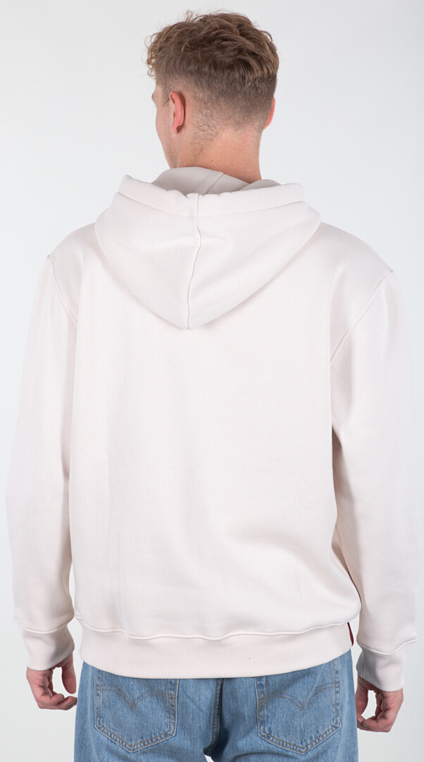 Alpha Industries Basic Hoodie weiß/beige L Abbildung 2