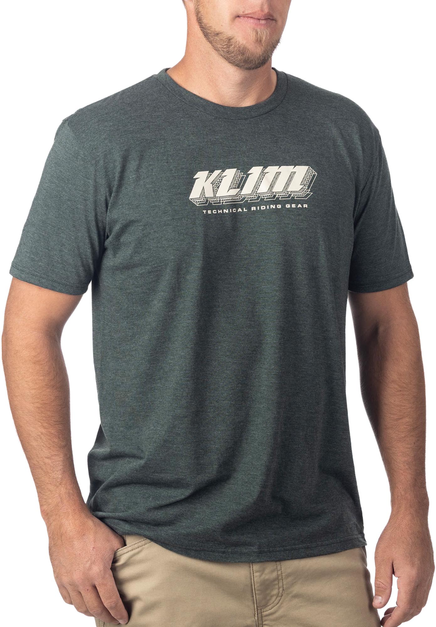 Klim Vision Tri-Blend T-shirt zielony XL Rysunek 1