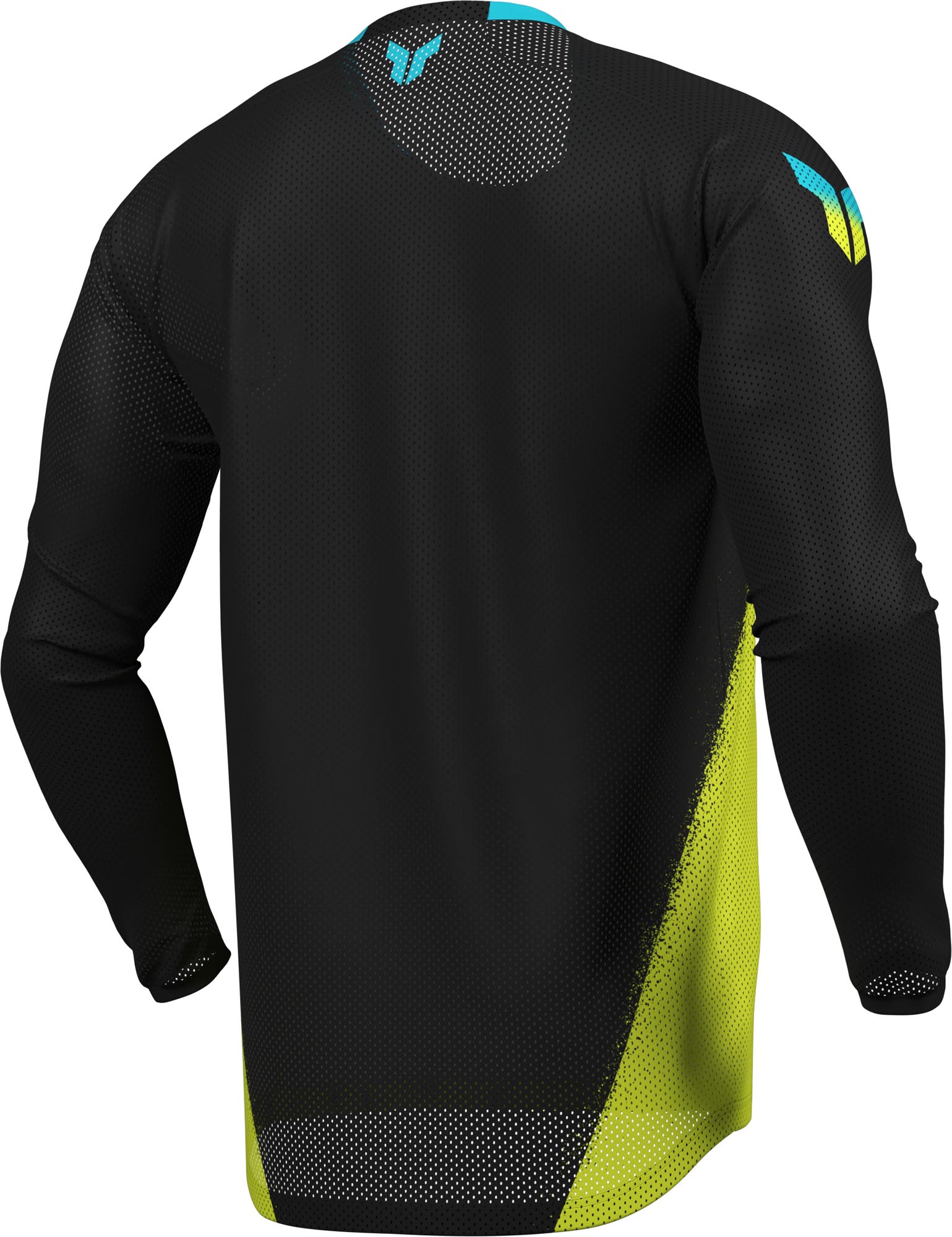 Thor Launchmode Air Darkside Motocross Jersey schwarz/gelb/blau S Abbildung 3