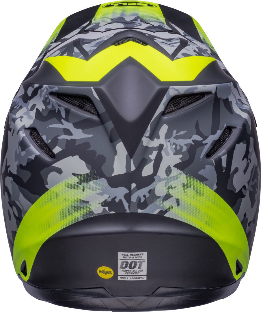 Bell Moto-9 MIPS Venom Casco Motocross nero/giallo XL Figura 6