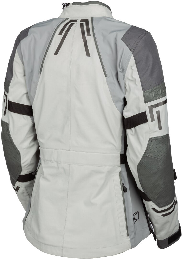 Klim Altitude 2023 Motorrad Textiljacke hellgrau/dunkelgrau/schwarz XL Abbildung 6