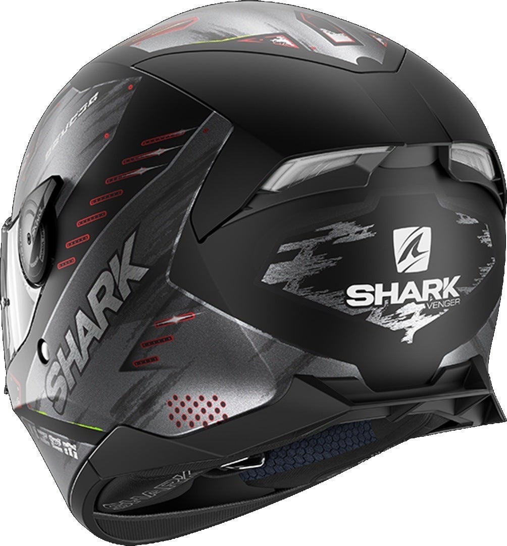 Shark Skwal 2.2 Venger Capacete preto fosco/vermelho L (59/60) Figura 3