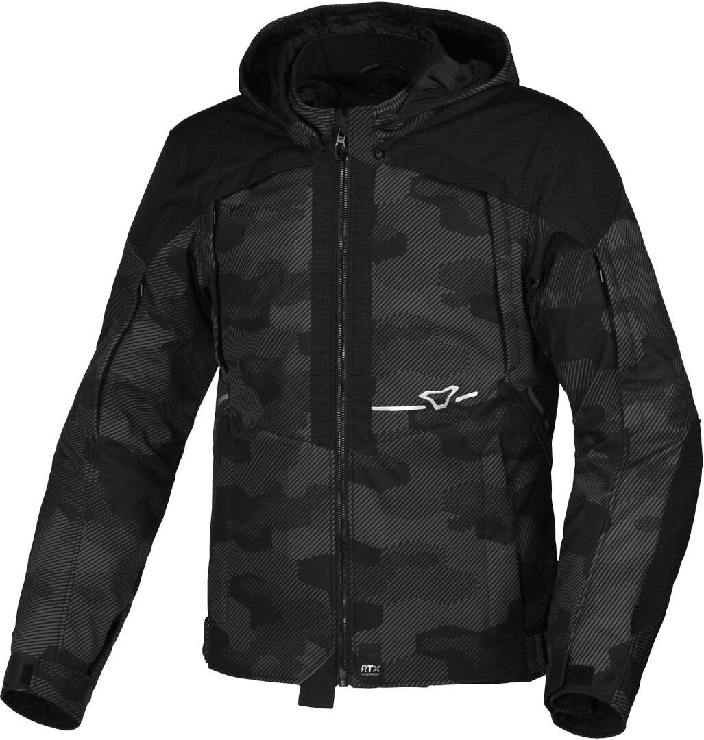 Macna Territor waterproof Motorcycle Textile Jacket black/camouflage XXL Figure 1