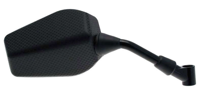 V-DELAR Universell rektangulär rektangulär backspegel F1 M8/125 - kolfiber Figur 1