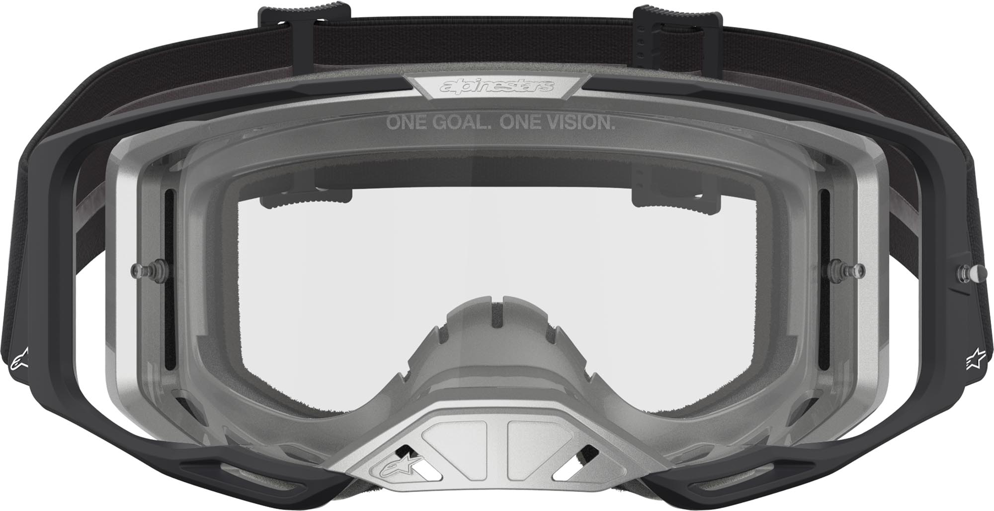 Alpinestars Vision 8 Amber Gogle motocrossowe /Srebrny Rysunek 4