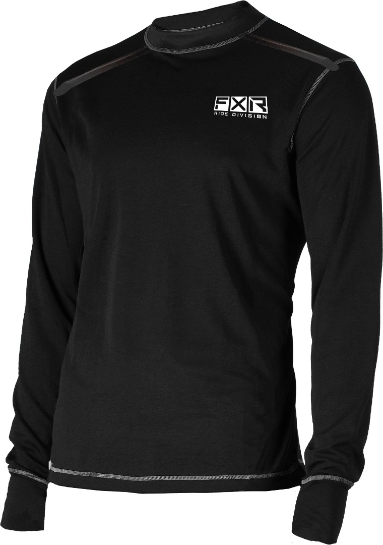 FXR Tenacious Merino Cămașă funcțională cu mânecă lungă negru XXL Figura 1