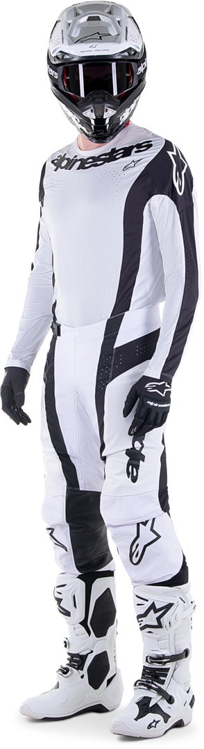 Alpinestars Techstar Arch Motocross Jersey weiß XL Abbildung 3