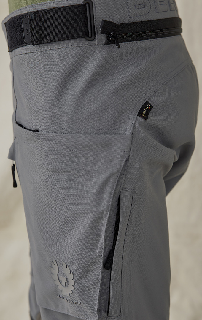 Belstaff Long Way Up Pantaloni textile pentru motociclete Gri 46 Figura 2