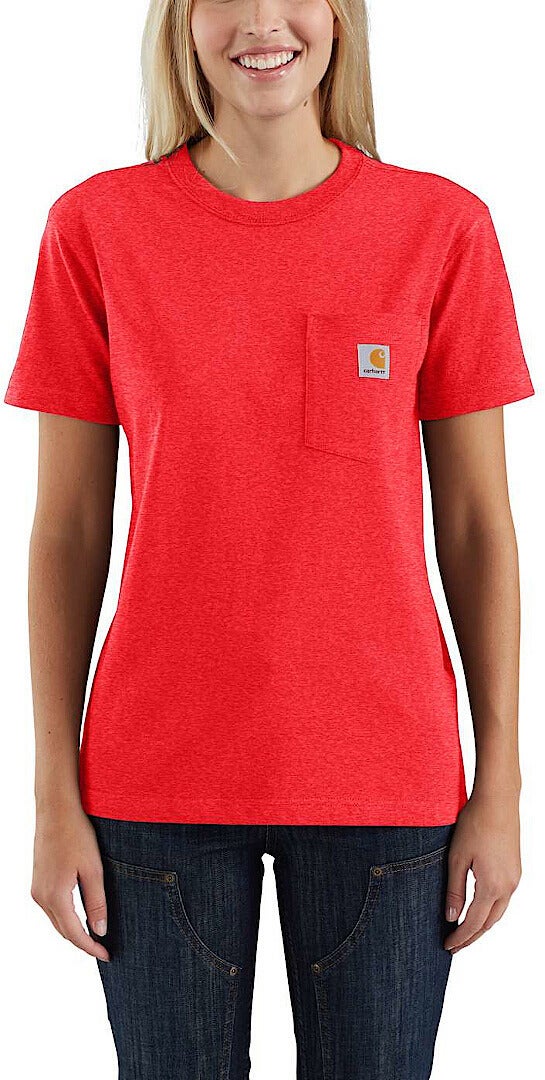 Carhartt Workwear Pocket Maglietta donna rosso S Figura 2