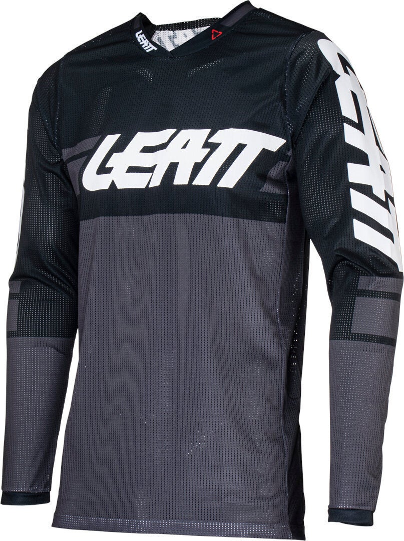 Leatt 4.5 X-Flow 2024 Motocross trøje mørkegrå/sort L Figur 1