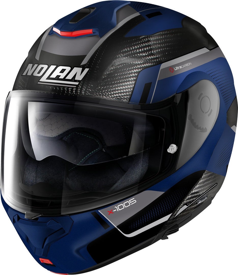 Nolan X-1005 Ultra Carbon Undercover N-Com Casco blu/argento XL (62) Figura 1
