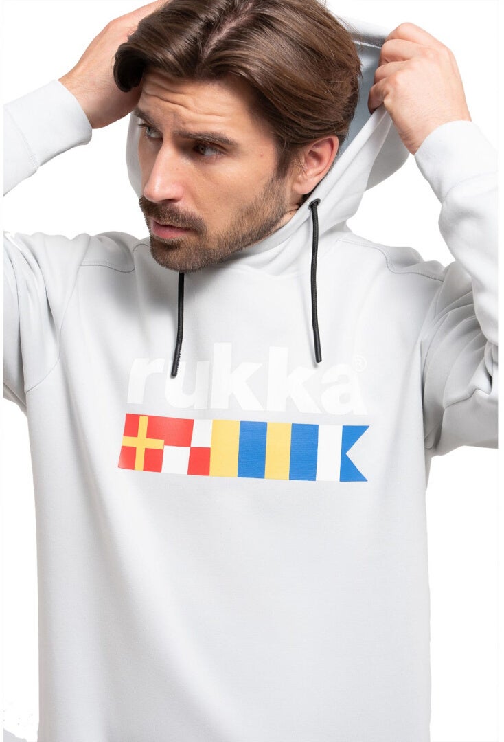 Rukka R-Crew 2.0 Hættetrøje lysegrå M Figur 3