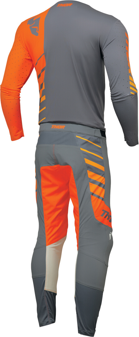 Thor Prime Analog Motocross Hose grau/orange 33 Abbildung 5