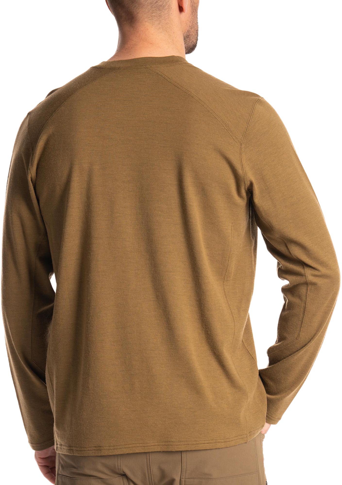 Klim Mesa Falls Wool Camicia a maniche lunghe marrone S Figura 2