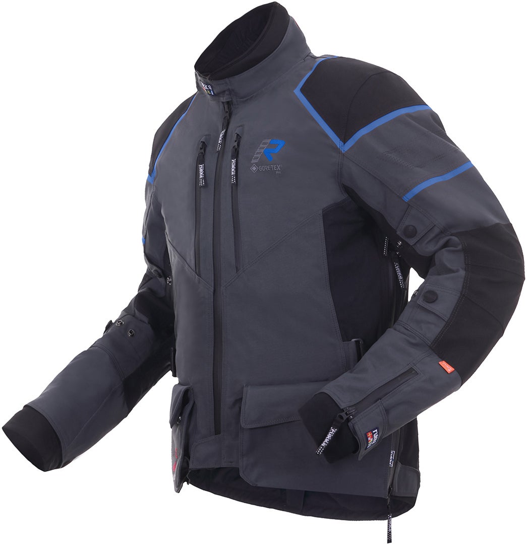 Rukka Exegal Gore-Tex Jaqueta Têxtil de Motocicleta Cinza/azul 54 Figura 1