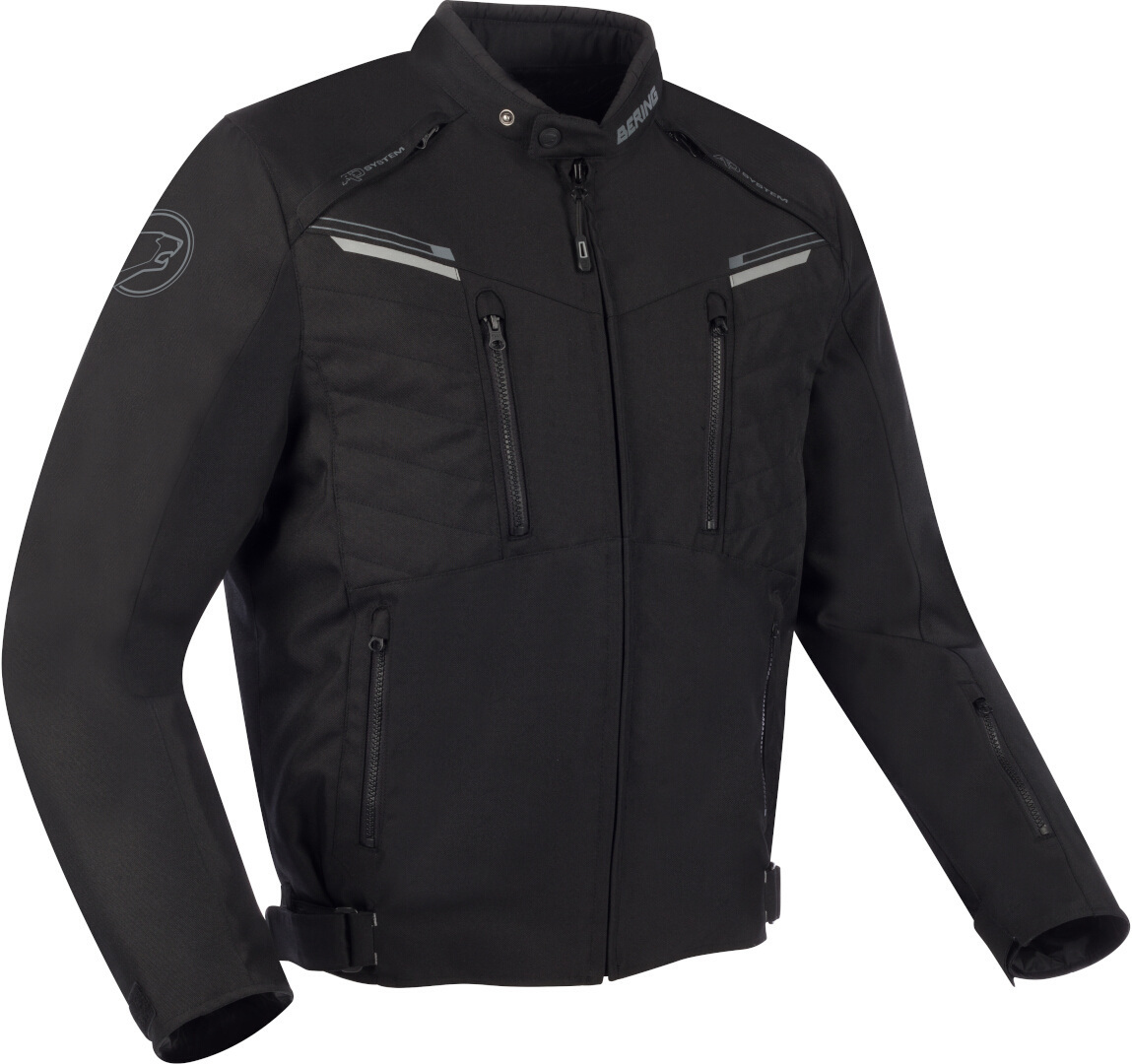 Bering Otago waterproof Motorcycle Textile Jacket black 4XL Figure 1