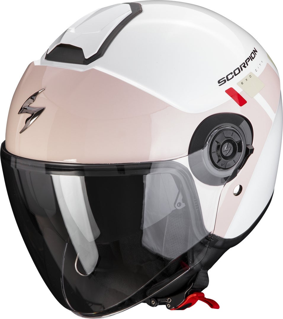 Scorpion Exo-City II Mall Cască cu reacție Alb/roz M (57/58) Figura 1