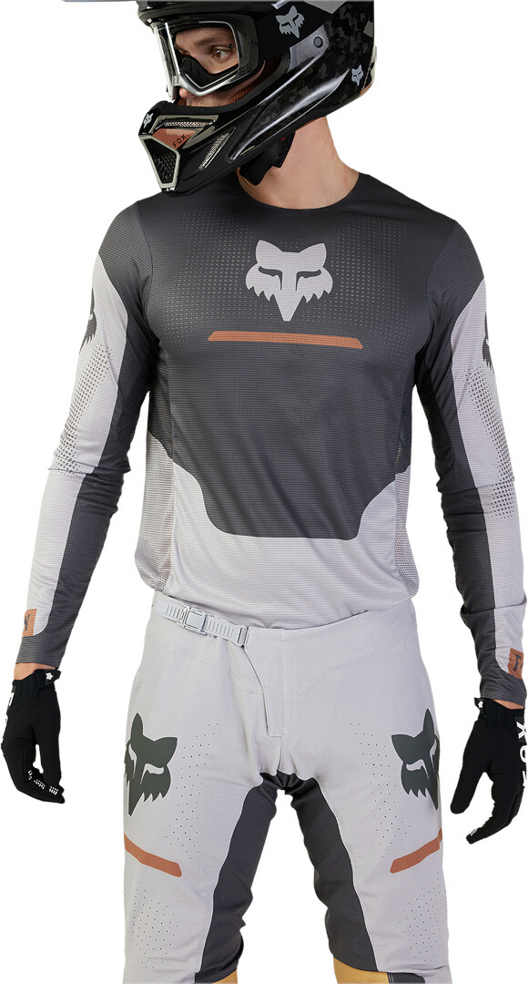FOX Flexair Optical Motocross trøje mørkegrå/lysegrå XL Figur 6
