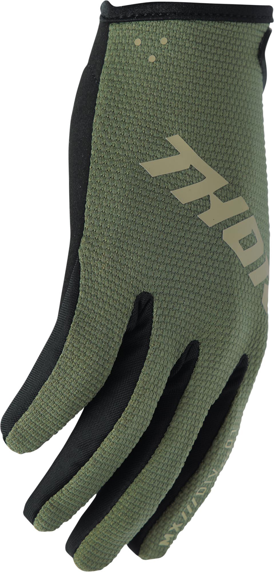 Thor Ridemode Static Motorcross handschoenen groen L Figuur 3