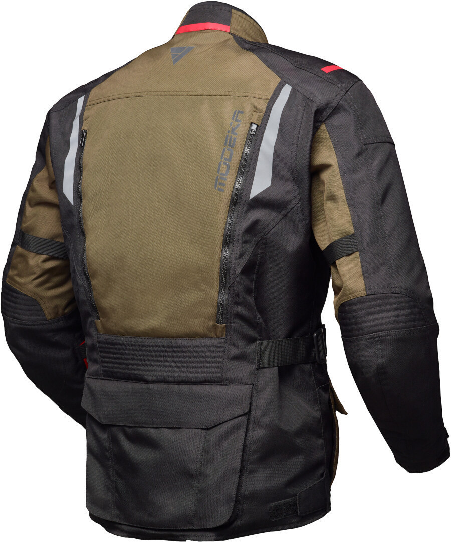Modeka Varus waterproof Motorcycle Textile Jacket brown/black XL Figure 3