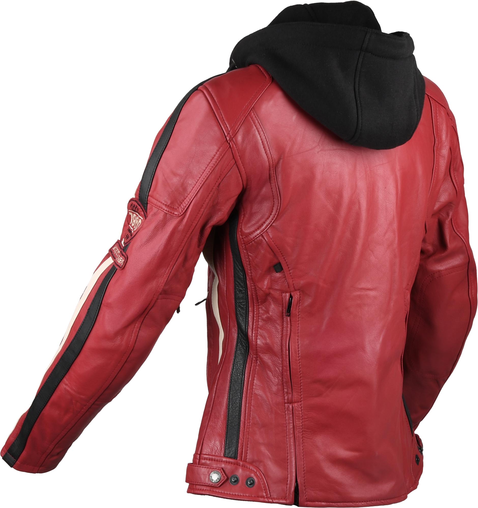 DIFI Jolene 3 Dames motorleren jas Rood M Figuur 2