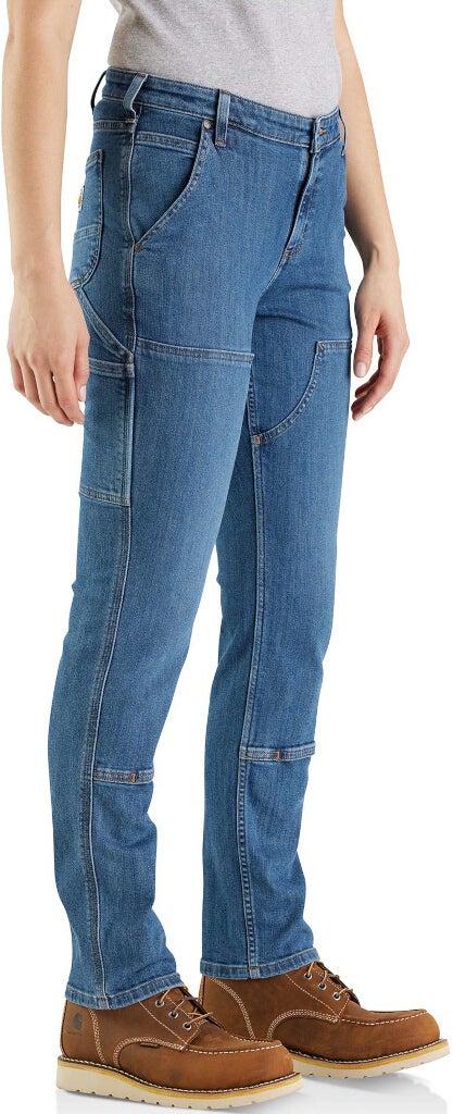Side view of Carhartt Double Front Straight Ladies Jeans
