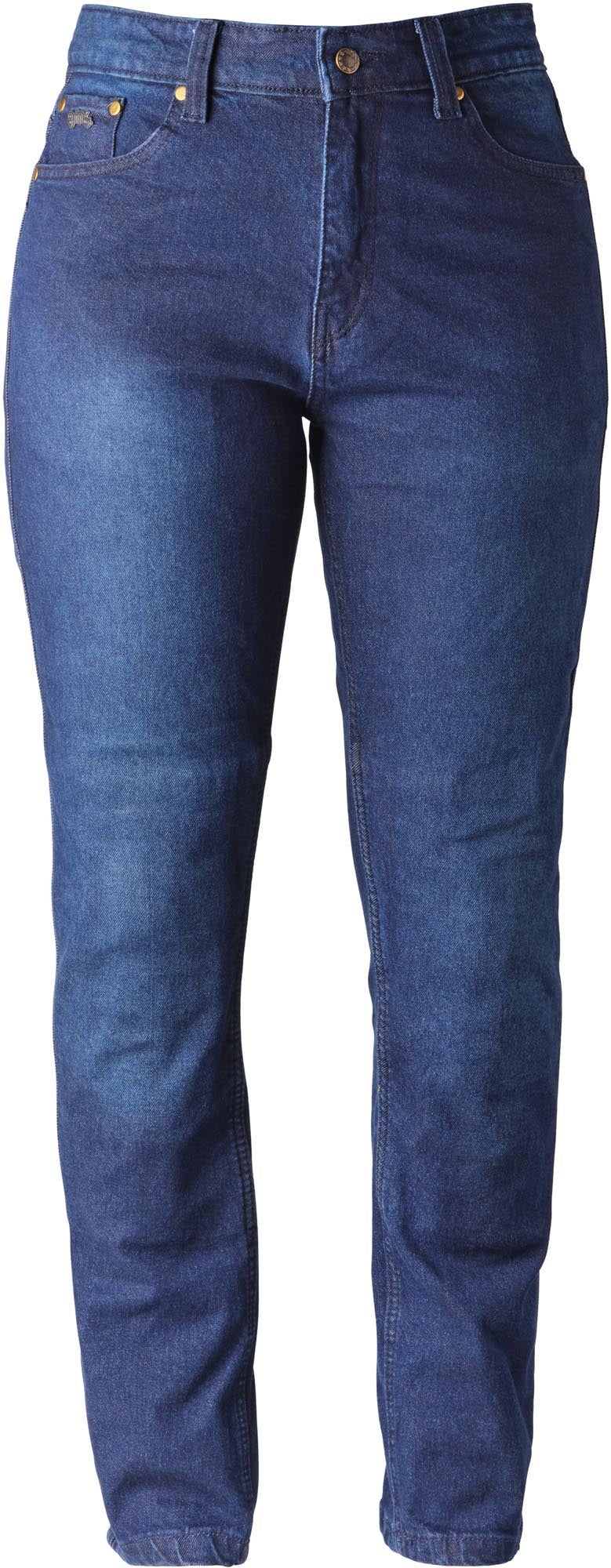 GMS Atlanta Slim Damen Motorrad Jeans dunkelblau 28/32 Abbildung 1