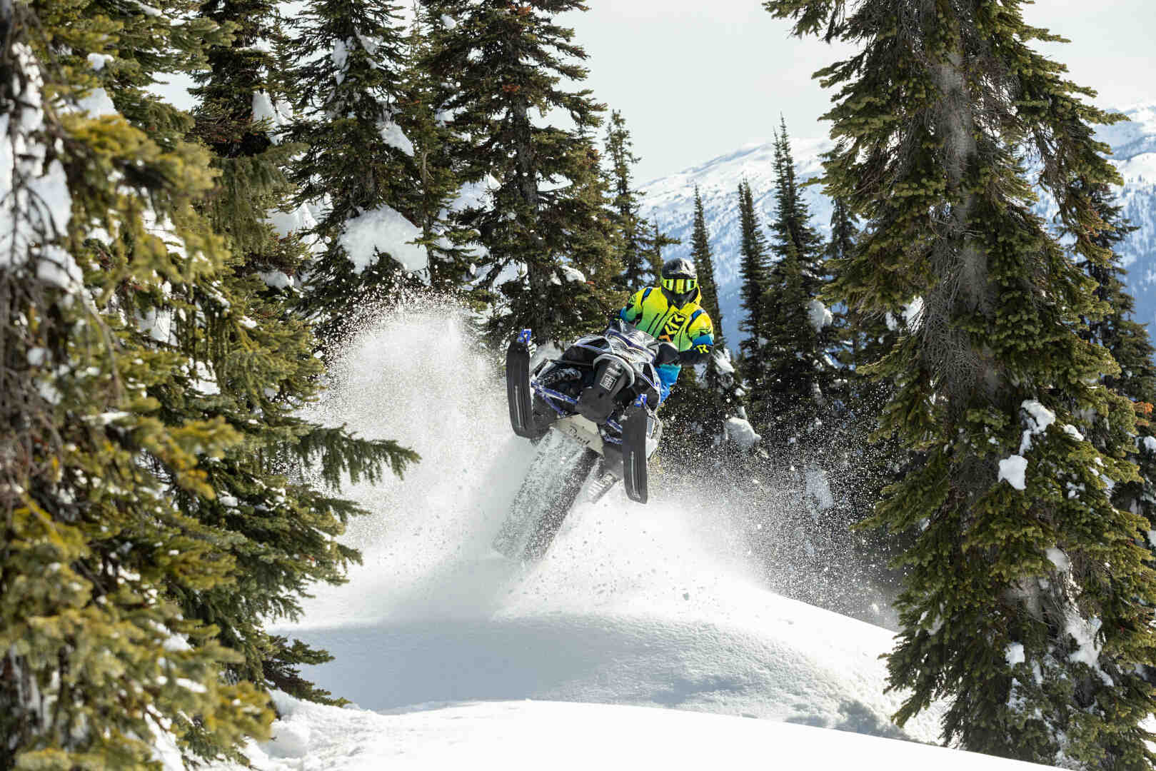 FXR Helium Lite 2023 Eendelig sneeuwscooterpak blauw/geel L Figuur 3