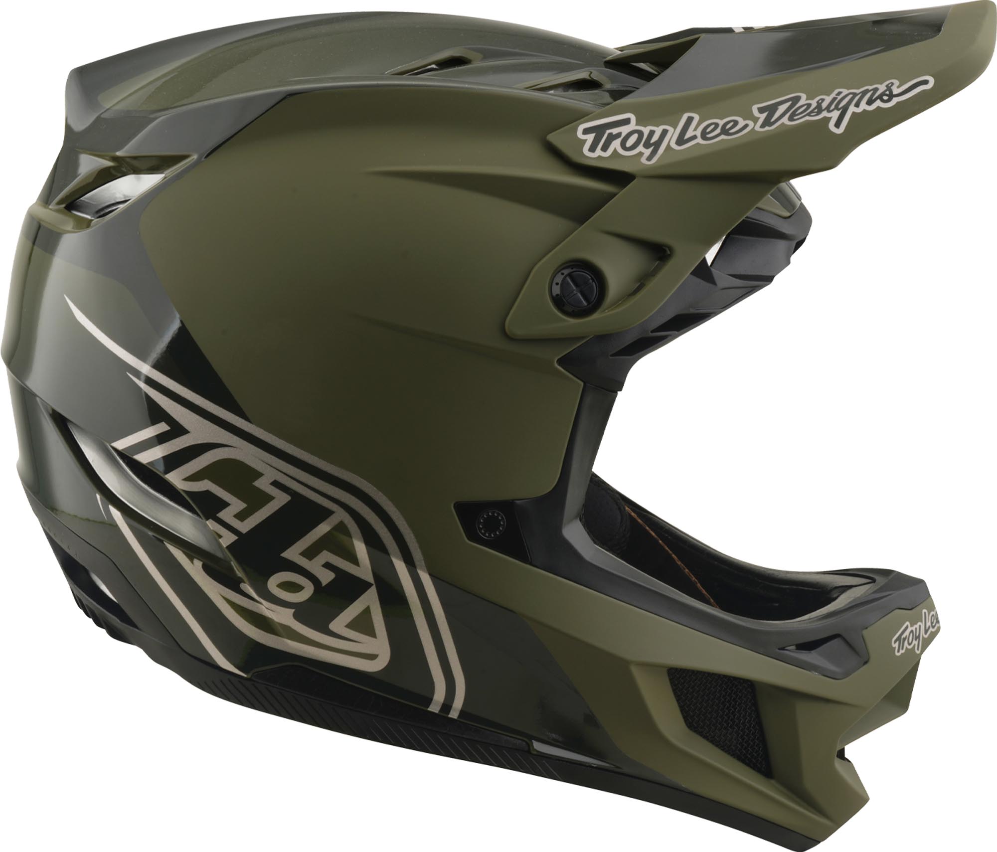 Troy Lee Designs D4 Polyacrylite MIPS Shadow Casque de descente vert mat S (55/56) Figure 3