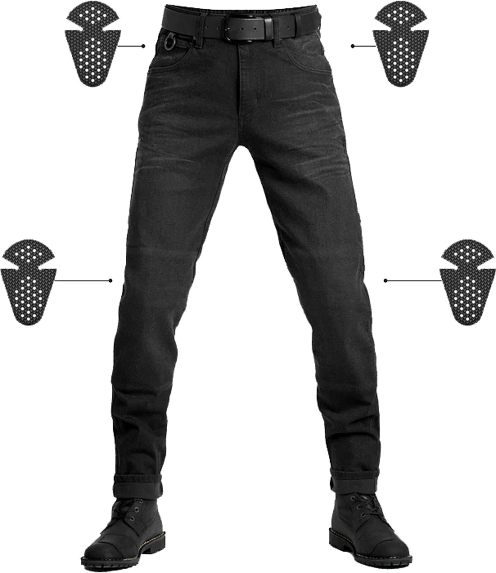 Pando Moto Boss Dyn Jeans da motociclista 38/32 Figura 3