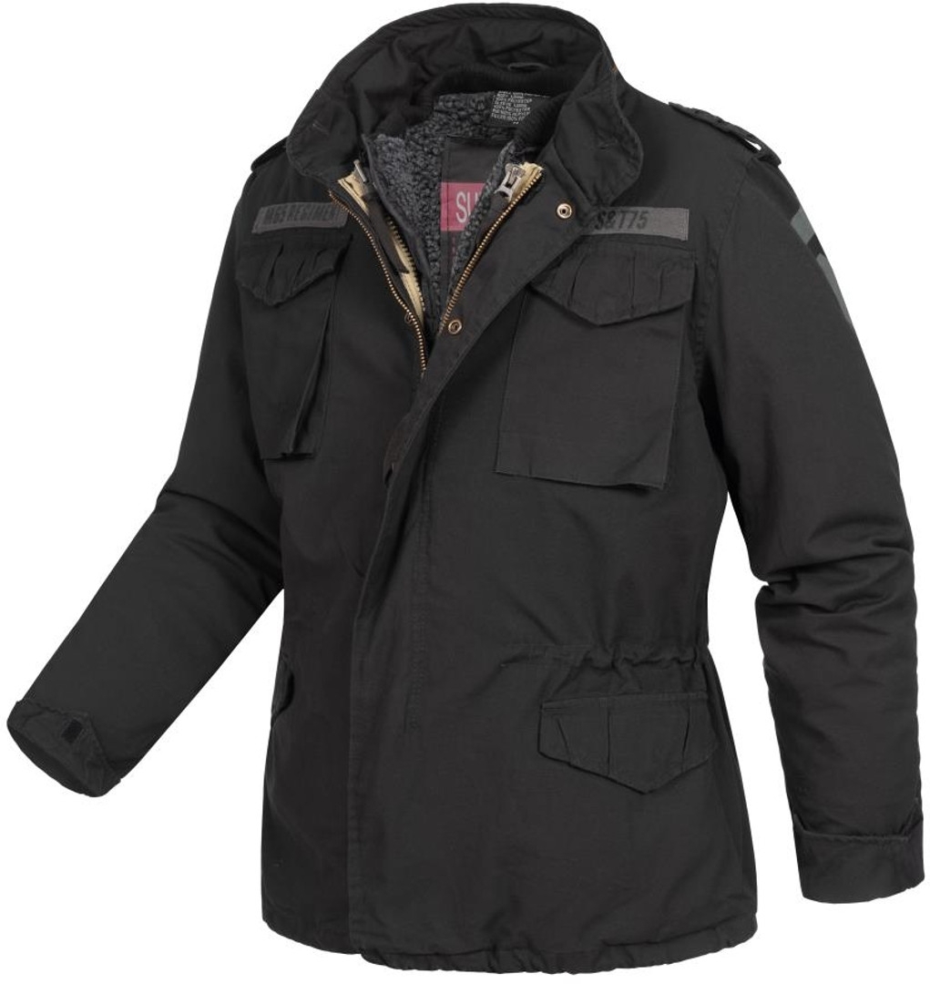 Surplus Regiment M65 Jaqueta preto S Figura 2