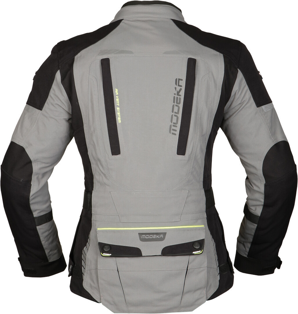 Modeka Viper LT Giacca tessile da donna grigio/nero 40 Figura 2