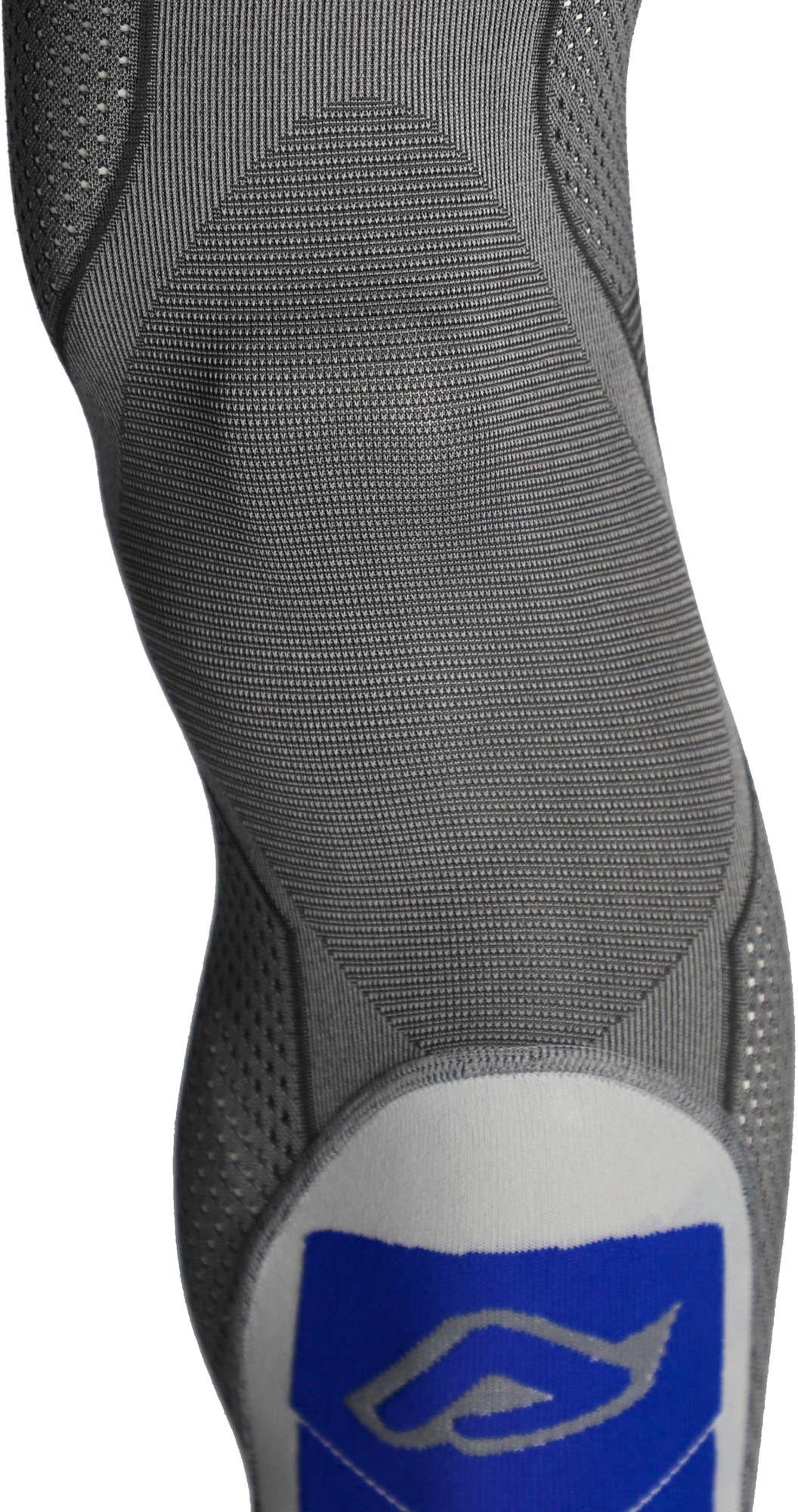 Acerbis X-Leg Vented Pro Motocross Knee Socks grey/blue XXL Figure 4