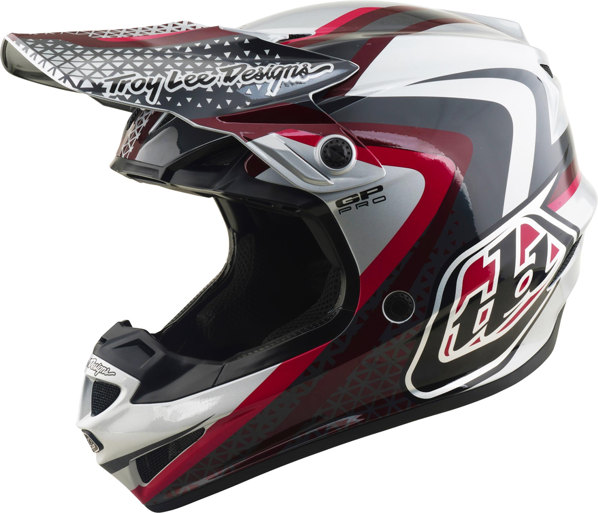 Troy Lee Designs GP Pro MIPS Slides Motocross čelada siva S (55/56) Slika 1